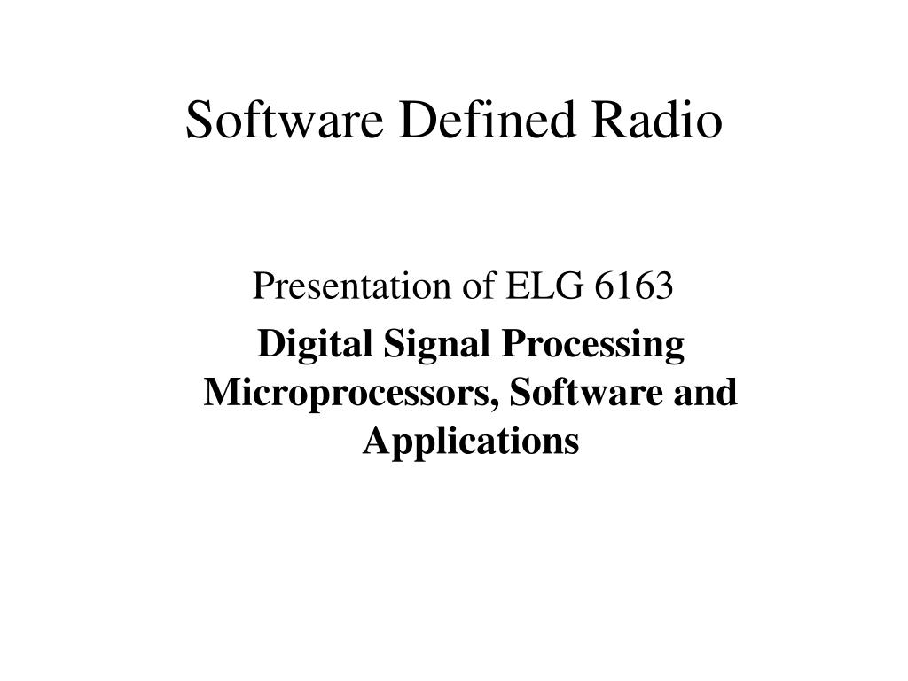 software defined radio software download